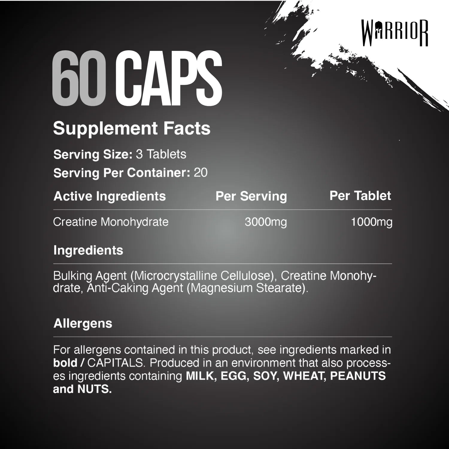 Creatine Monohydrate (1000Mg)
