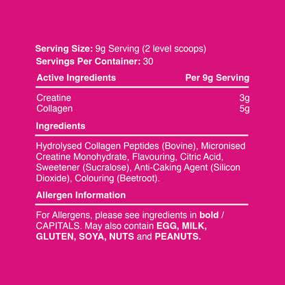 Creatine plus Collagen - 30 Servings