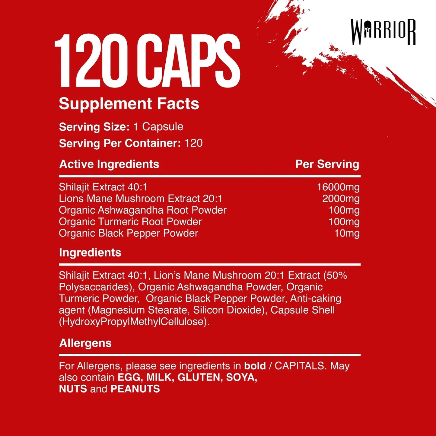 SHILAJIT Capsules - 120 Caps