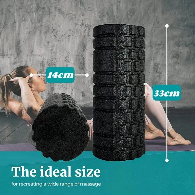 33Cm Fitness Foam Roller Yoga Massage Roller EPP High Density Body Massager Muscle Therapy Pilates Exercises Gym Home